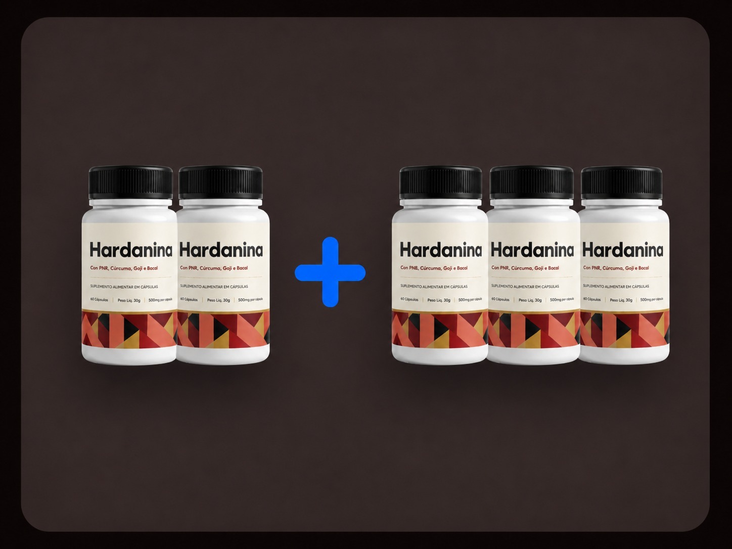 Kit Hardanina 2+3 — 5 frascos